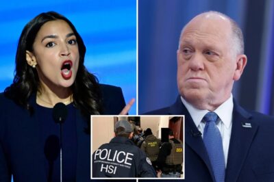 Tom Homan Prepares Criminal Case Against AOC as She Dares Him to Try It